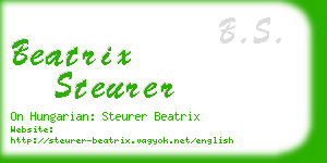 beatrix steurer business card